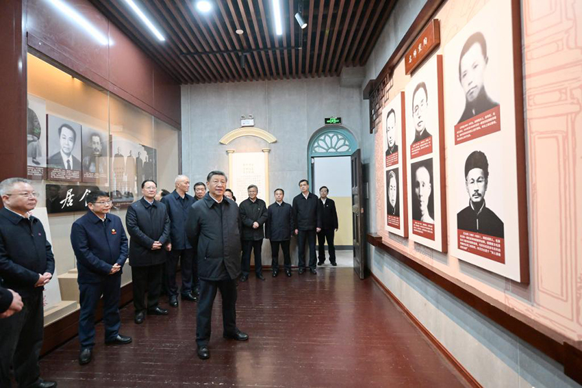 Xi Jinping inspeciona Changsha, na província central chinesa de Hunan