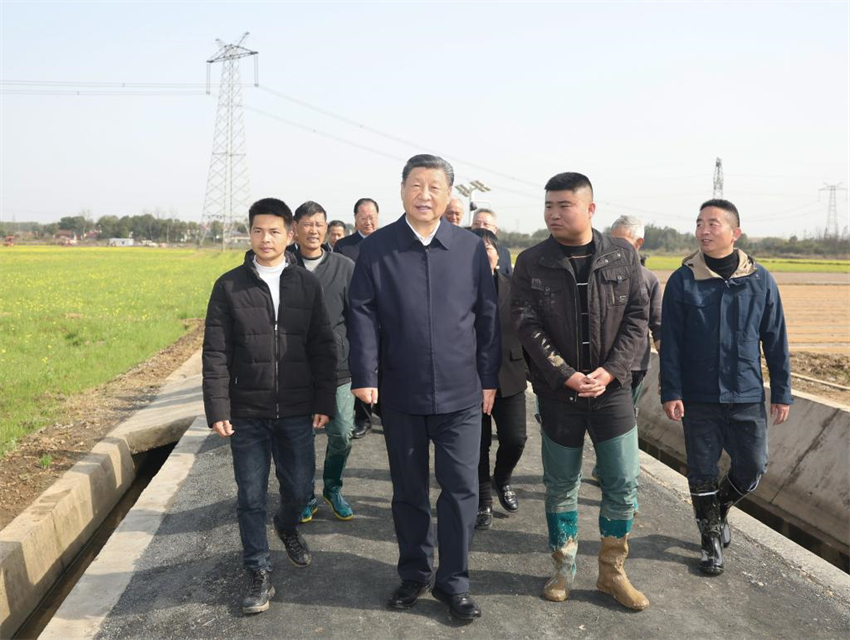 Xi Jinping inspeciona trabalho de agricultura da primavera