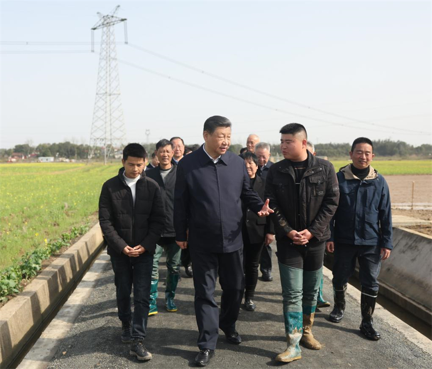 Xi Jinping inspeciona trabalho de agricultura da primavera