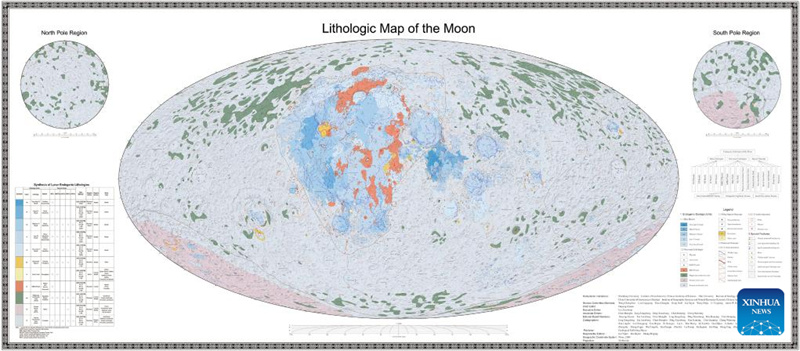 China publica primeiro atlas geológico lunar de alta definição do mundo