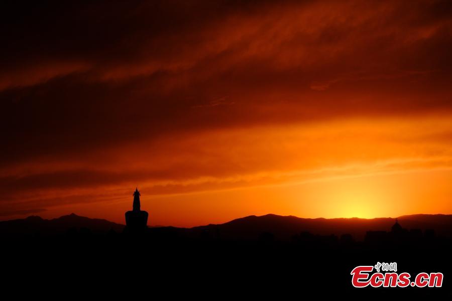 Galeria: belo pôr do sol em Beijing