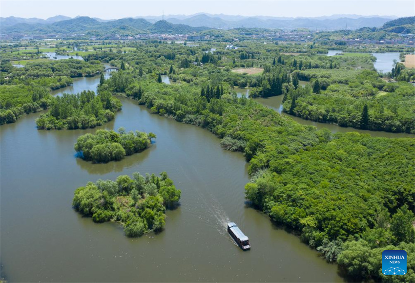 Parque nacional de zonas úmidas de Zhejiang realiza esforços para melhorar ambiente ecológico