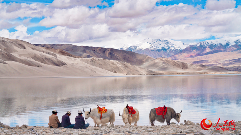 Galeria: fascinante paisagem do lago Baisha em Xinjiang