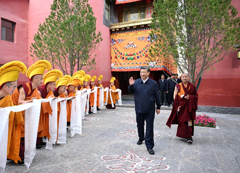 Xi Jinping inspeciona Província de Qinghai, no noroeste da China