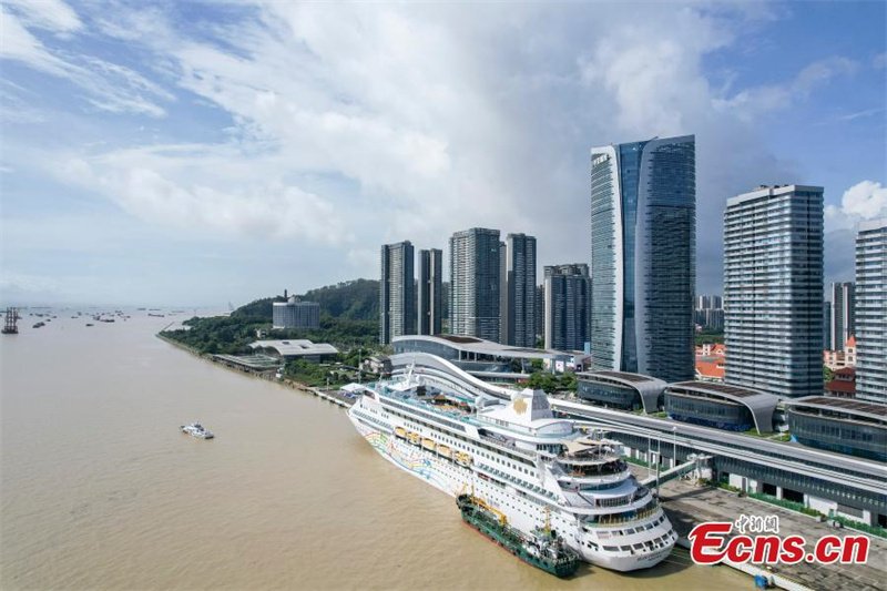 Porto do cruzeiro internacional Nansha de Guangzhou é inaugurado oficialmente