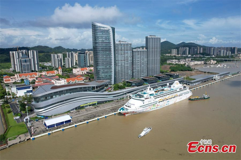 Porto do cruzeiro internacional Nansha de Guangzhou é inaugurado oficialmente