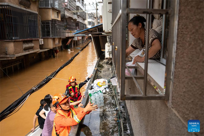 China atualiza resposta de emergência às fortes chuvas e inundações em Hunan