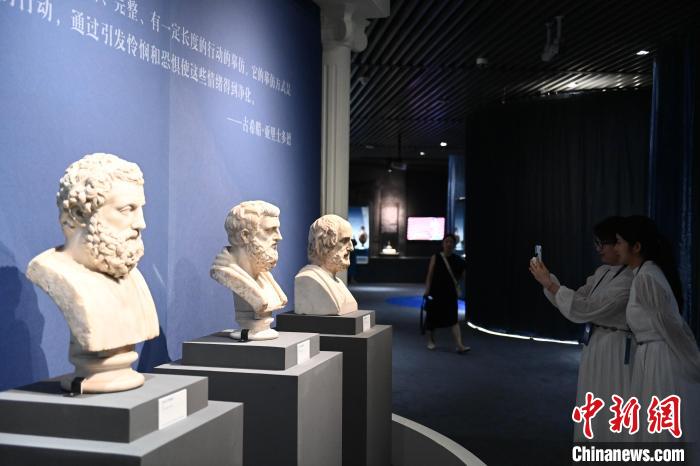 Mais de cem preciosas relíquias da Grécia antiga estão em exibição no Museu de Anhui