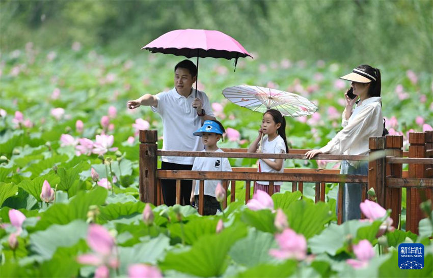 China: vários lugares entram na alta temporada de turismo durante férias de verão