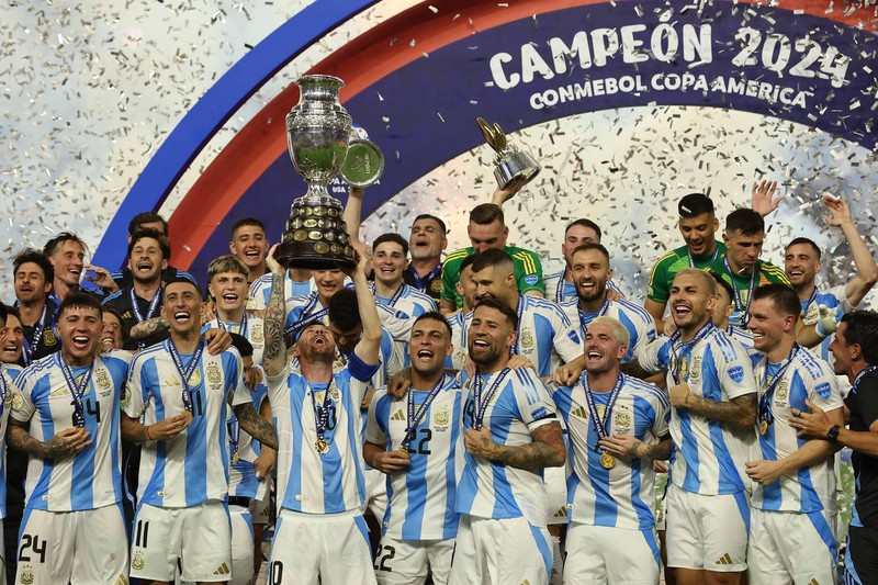 Argentina vence a Colômbia e se torna a maior campeã da Copa América 2024