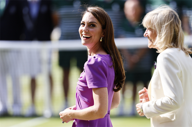 Princesa Kate participa da cerimônia de premiação de Wimbledon