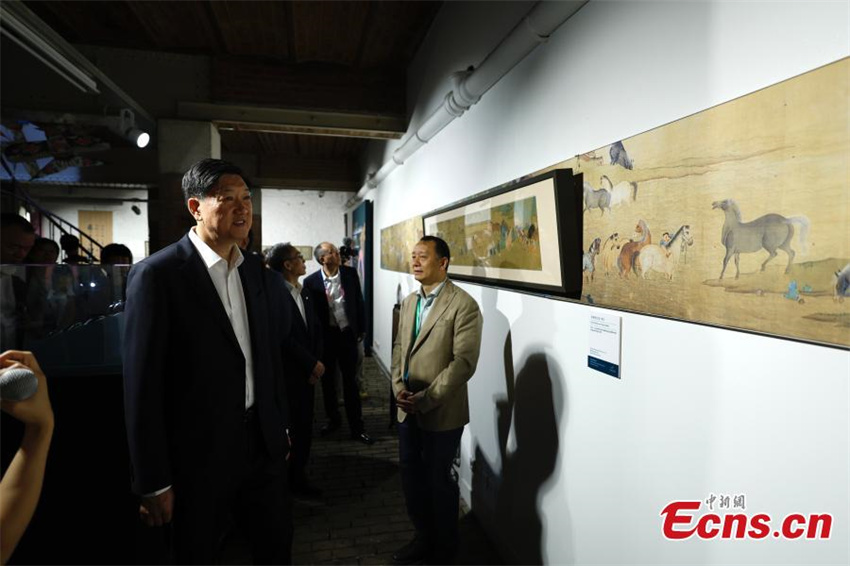 Exposição de cultura esportiva chinesa realizada em Paris