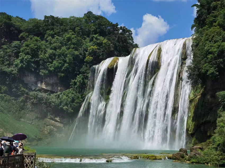 Galeria: paisagem espetacular da catarata de Huangguoshu