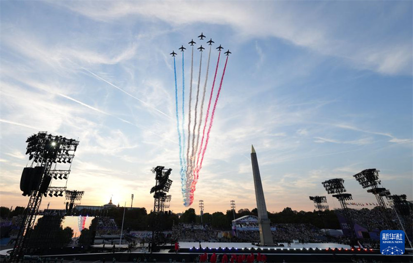 Cerimônia de abertura dos 17º Jogos Paralímpicos de Verão realizada em Paris