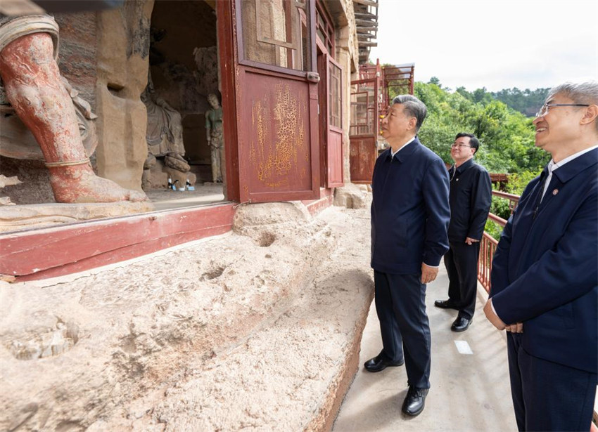 Xi Jinping faz inspeções nas províncias de Shaanxi e Gansu, no noroeste da China