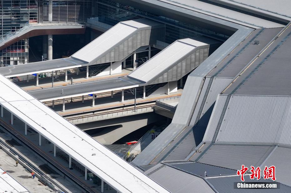 Construção da Estação Ferroviária Sul de Suzhou é acelerada