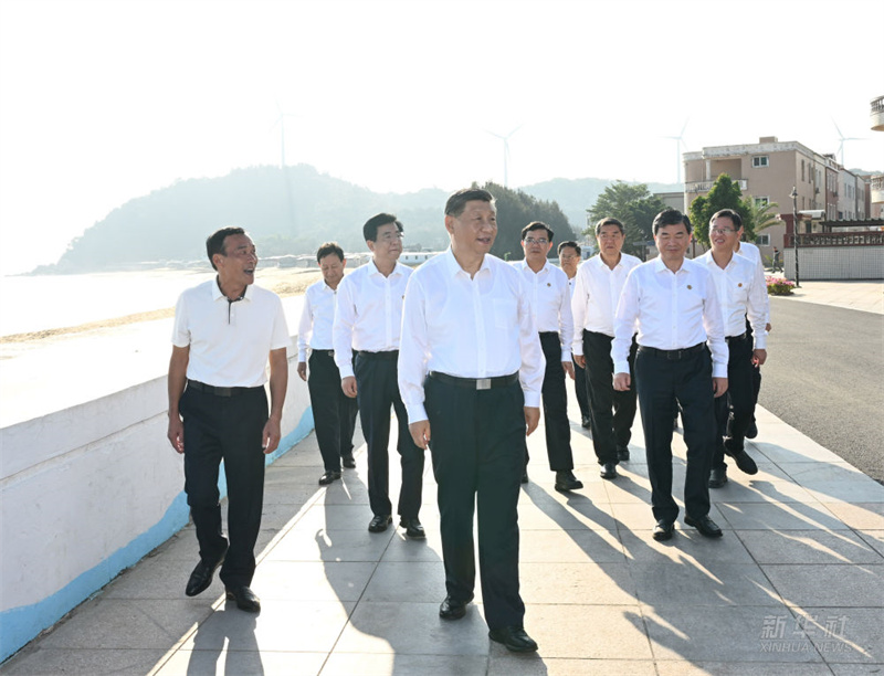 Xi Jinping  inspeciona Zhangzhou em Fujian, leste da China