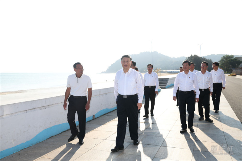 Xi Jinping  inspeciona Zhangzhou em Fujian, leste da China