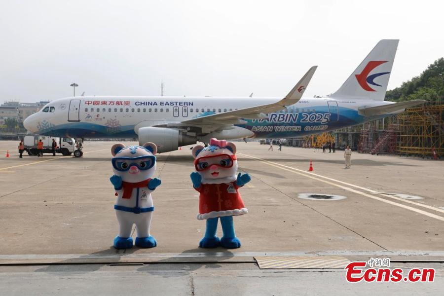 China Eastern revela aeronave temática dos 9º Jogos Asiáticos de Inverno