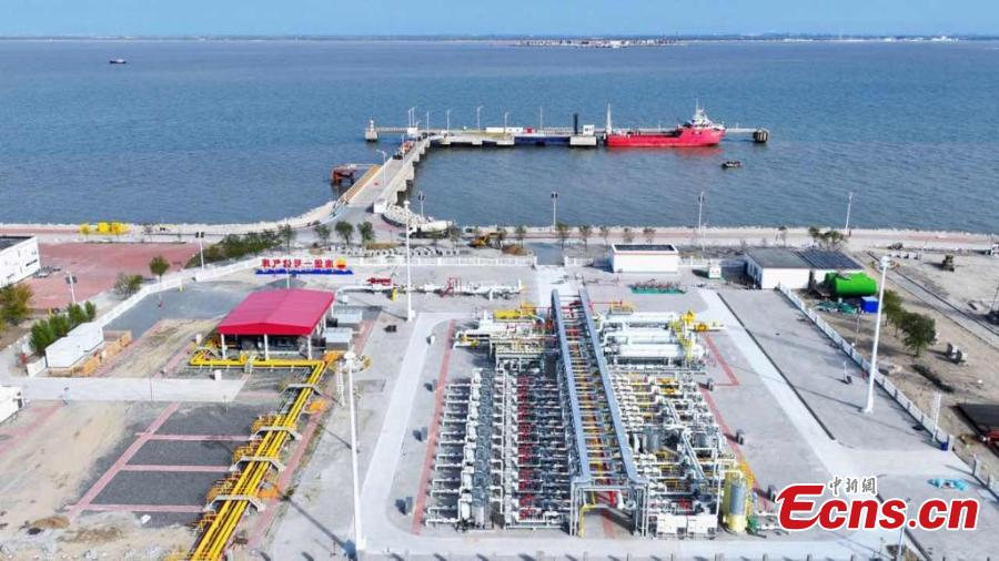 Primeira estação de armazenamento de gás offshore da China entra em operação