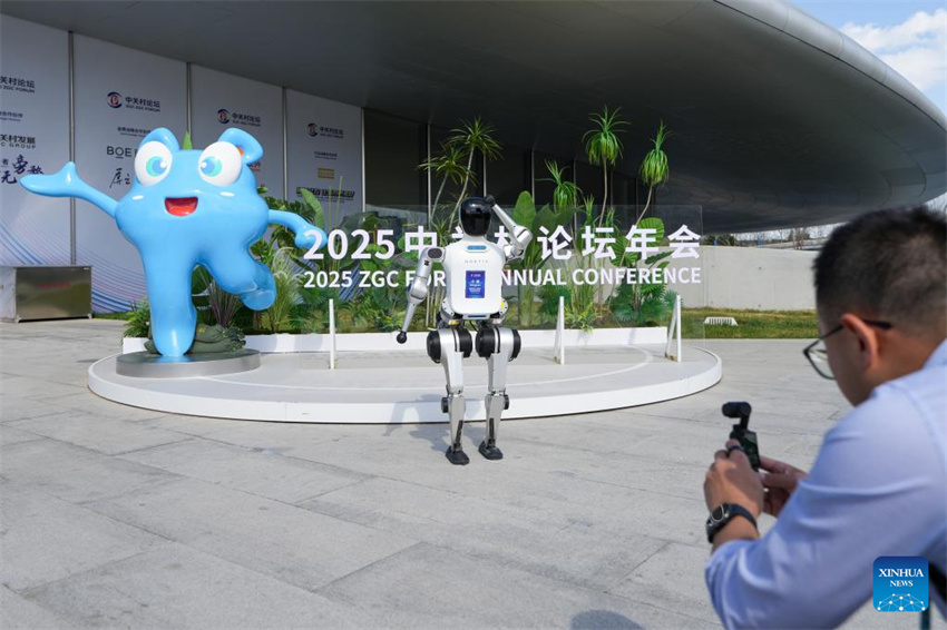 Robôs humanoides em destaque no Fórum Zhongguancun de 2025