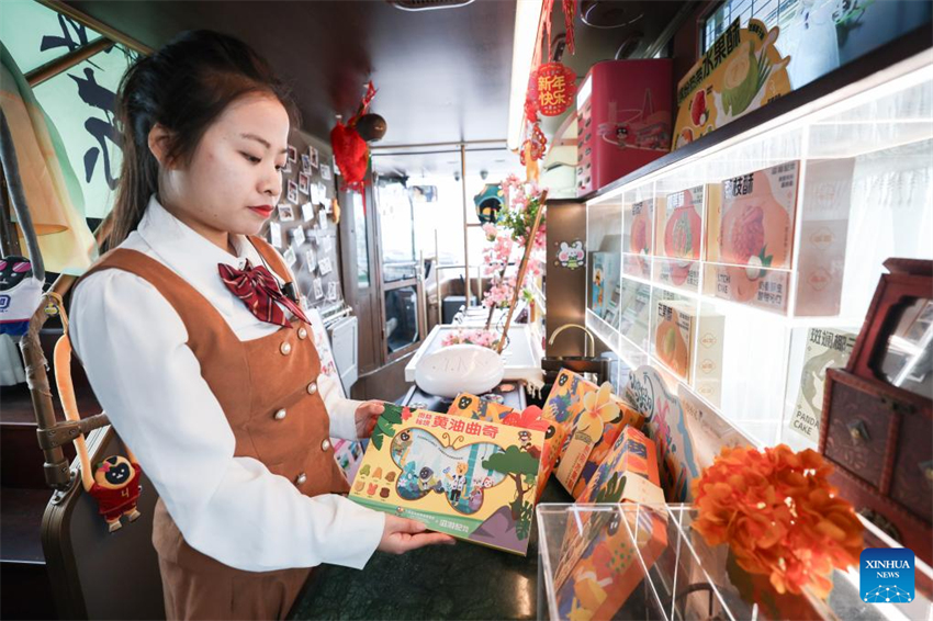Ônibus Laobacha de Haikou inaugura rota especial da CICPE em Hainan
