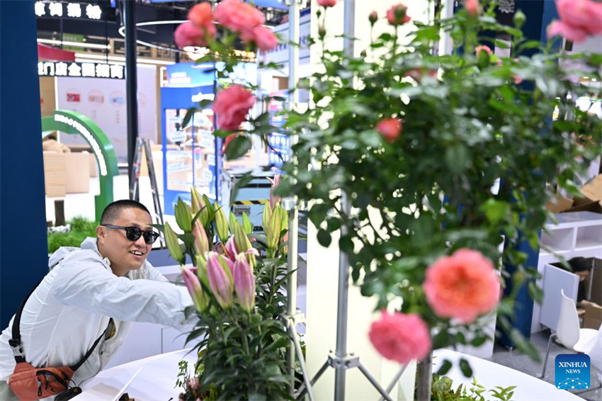 5ª Exposição Internacional de Produtos de Consumo da China em preparação em Haikou, sul da China