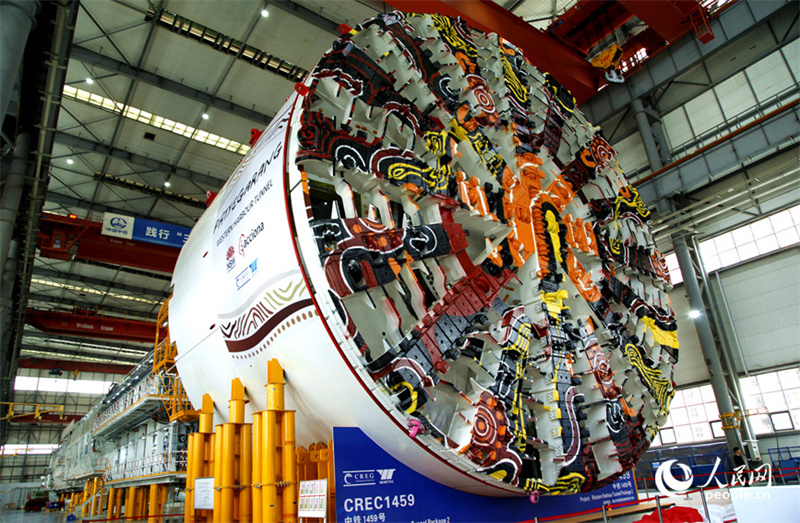 Maior tuneladora de escudo de diâmetro exportada pela China concluída em Zhengzhou