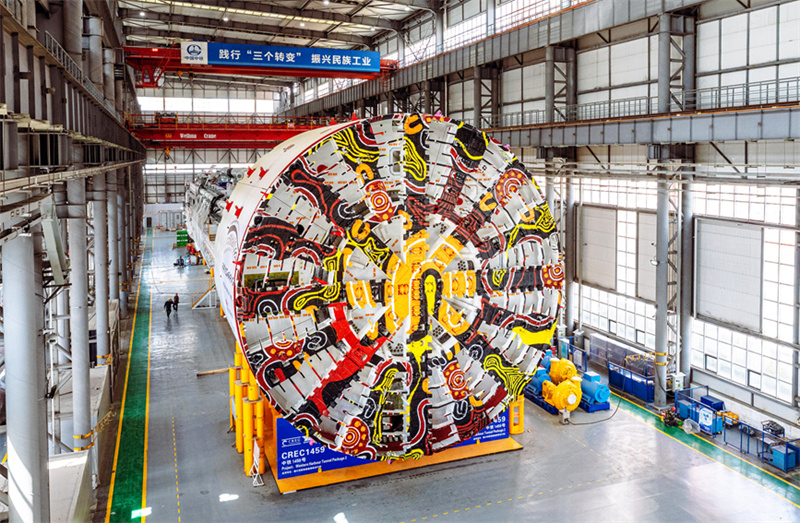 Maior tuneladora de escudo de diâmetro exportada pela China concluída em Zhengzhou