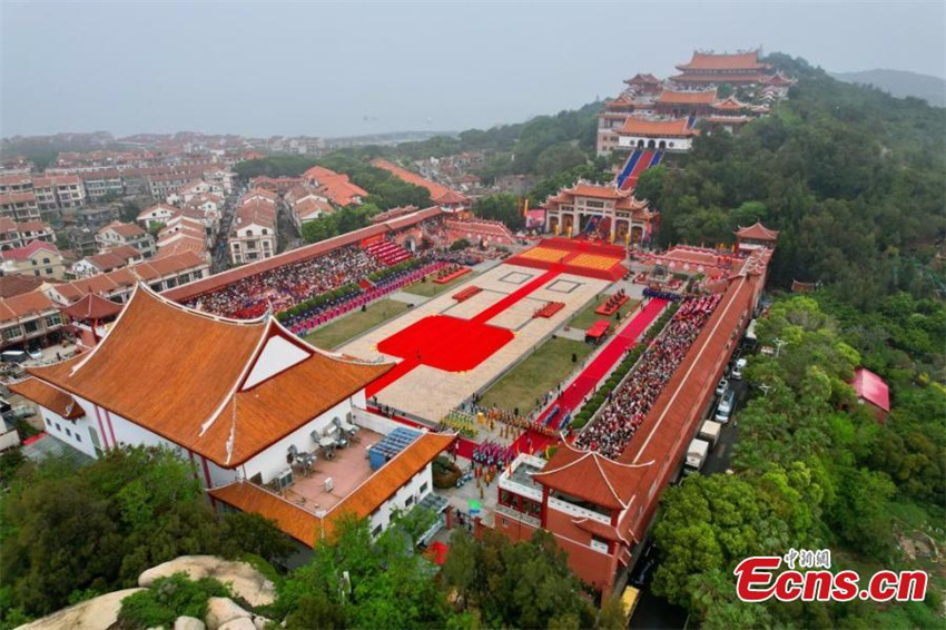 1.065º aniversário da deusa do mar Mazu é comemorado em Fujian
