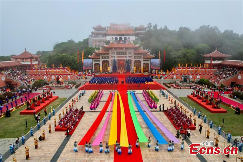 1.065º aniversário da deusa do mar Mazu é comemorado em Fujian