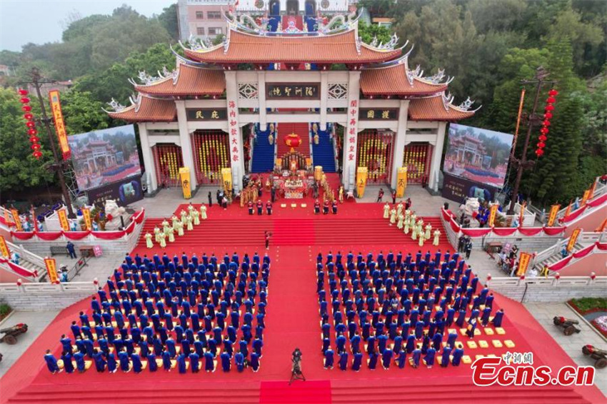 1.065º aniversário da deusa do mar Mazu é comemorado em Fujian