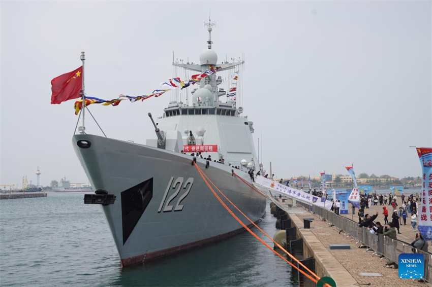 Marinha do Exército de Libertação Popular da China comemora seu 76º aniversário
