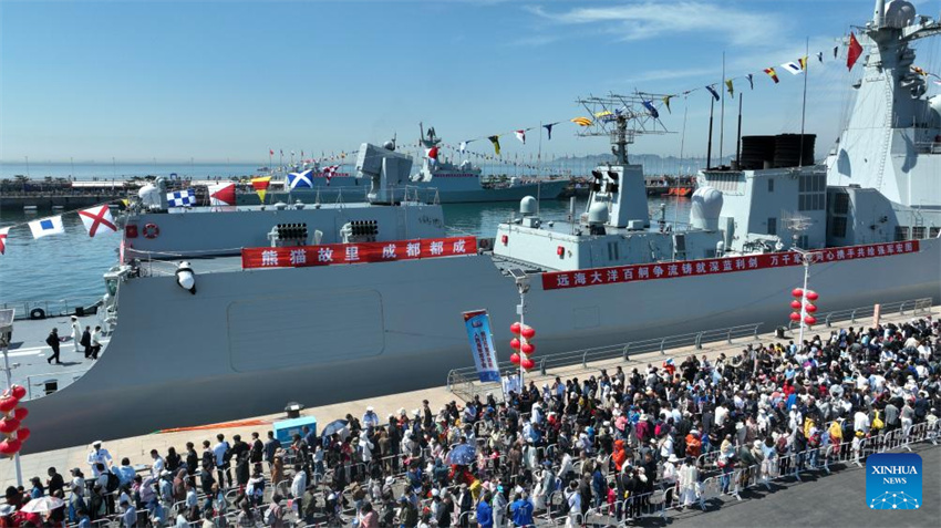 Marinha do Exército de Libertação Popular da China comemora seu 76º aniversário
