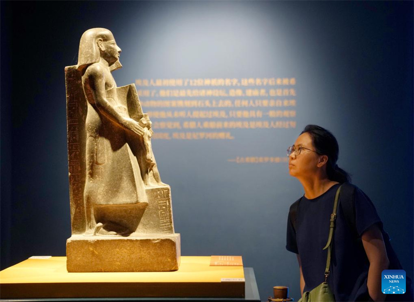 Exposição sobre a civilização do Antigo Egito é inaugurada no Museu de Shanghai