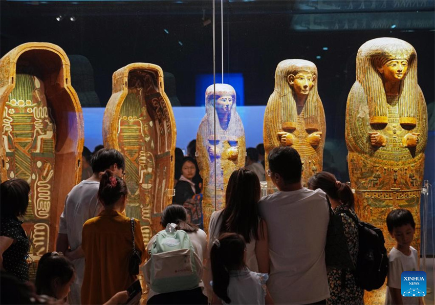 Exposição sobre a civilização do Antigo Egito é inaugurada no Museu de Shanghai