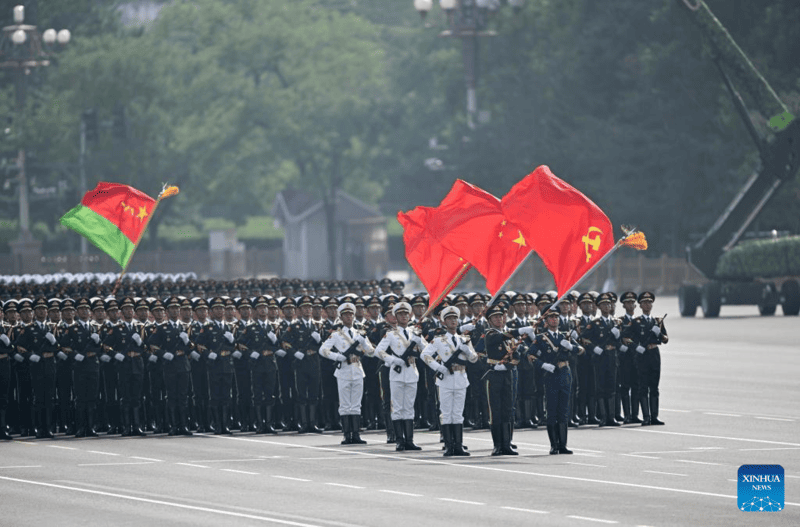China realiza massivo desfile para marcar 80º aniversário da vitória da Segunda Guerra Mundial