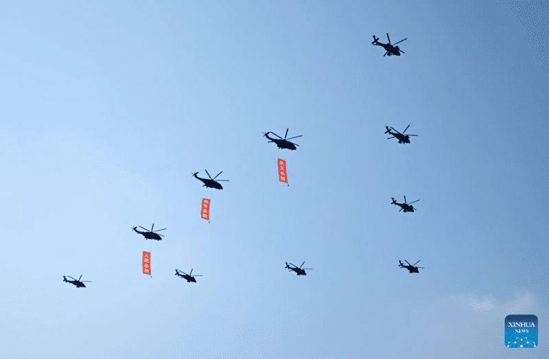 China realiza massivo desfile para marcar 80º aniversário da vitória da Segunda Guerra Mundial