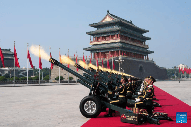 China realiza massivo desfile para marcar 80º aniversário da vitória da Segunda Guerra Mundial