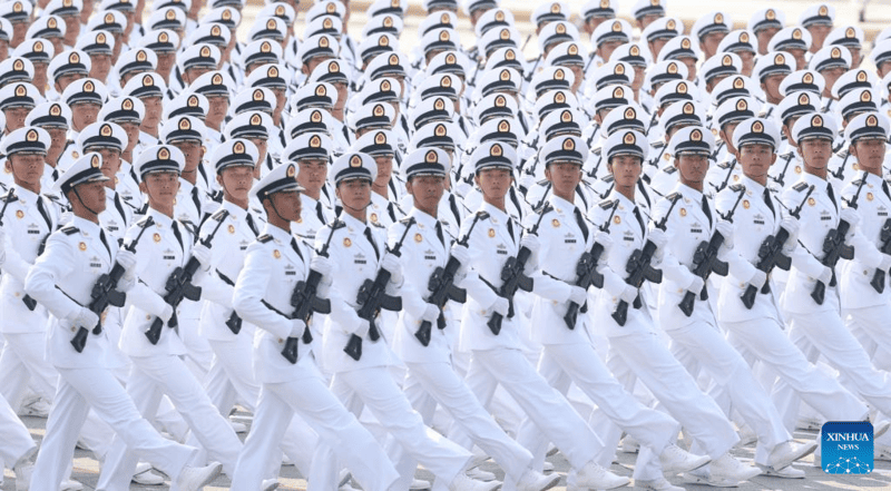 China realiza massivo desfile para marcar 80º aniversário da vitória da Segunda Guerra Mundial