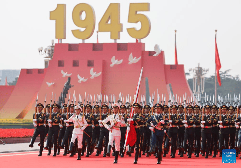 China realiza massivo desfile para marcar 80º aniversário da vitória da Segunda Guerra Mundial