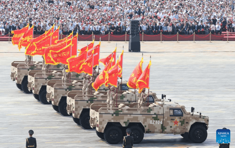 China realiza massivo desfile para marcar 80º aniversário da vitória da Segunda Guerra Mundial