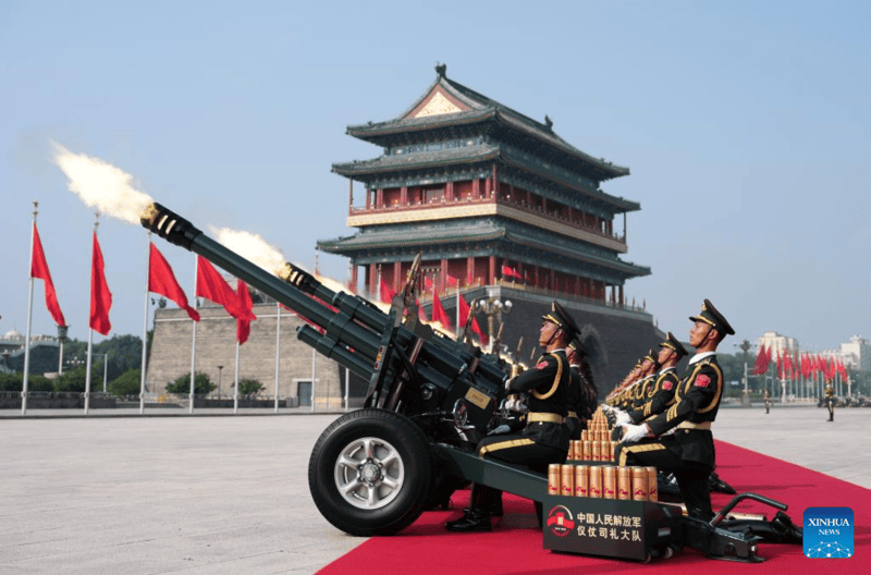 China realiza massivo desfile para marcar 80º aniversário da vitória da Segunda Guerra Mundial