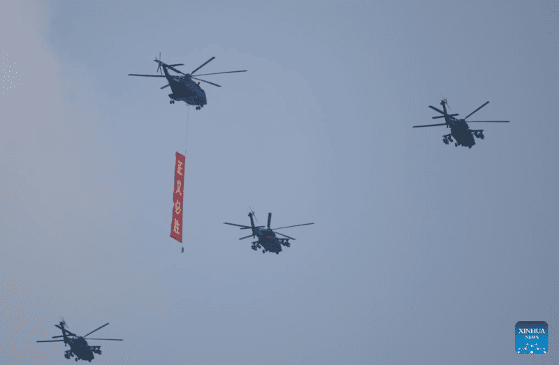 China realiza massivo desfile para marcar 80º aniversário da vitória da Segunda Guerra Mundial