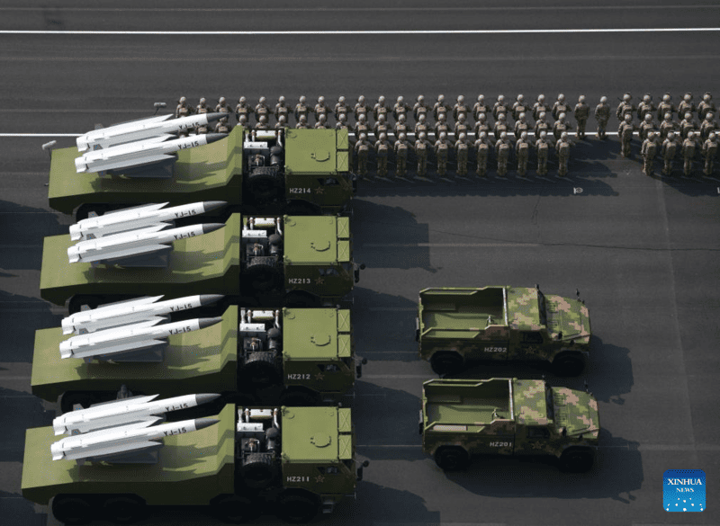 China realiza massivo desfile para marcar 80º aniversário da vitória da Segunda Guerra Mundial