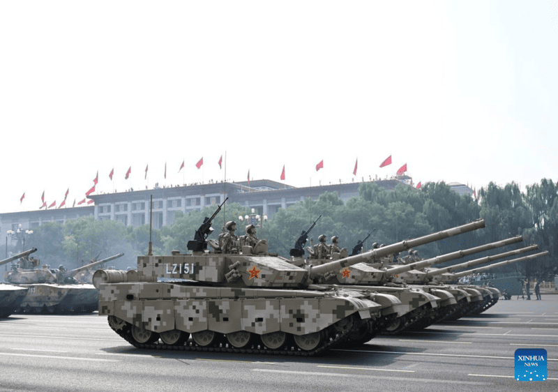 China realiza massivo desfile para marcar 80º aniversário da vitória da Segunda Guerra Mundial