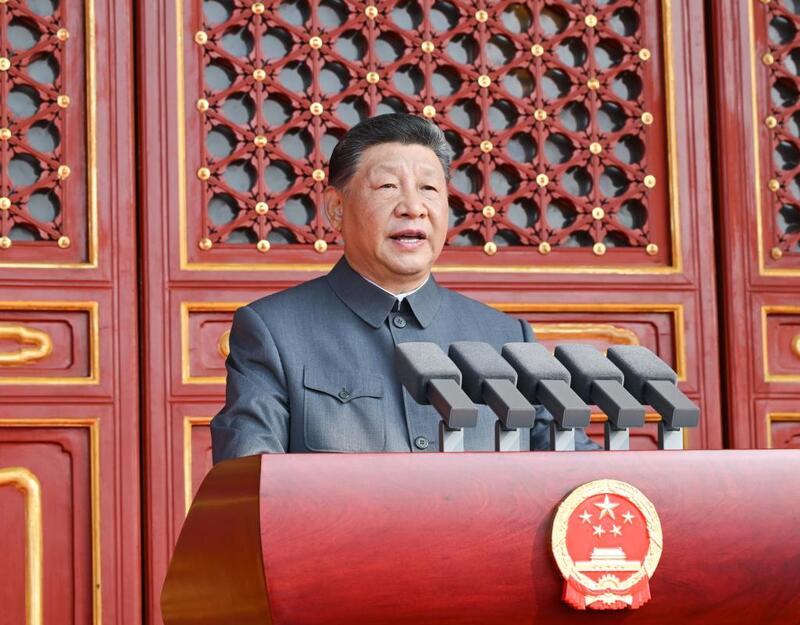 Xi Jinping discursa na recepção do Dia da Vitória