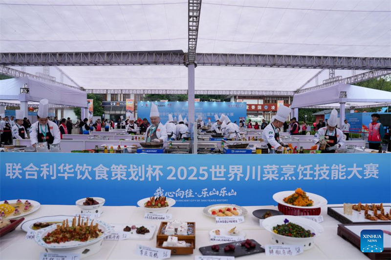 8ª Conferência Mundial de Culinária de Sichuan realizada em Leshan, sudoeste da China