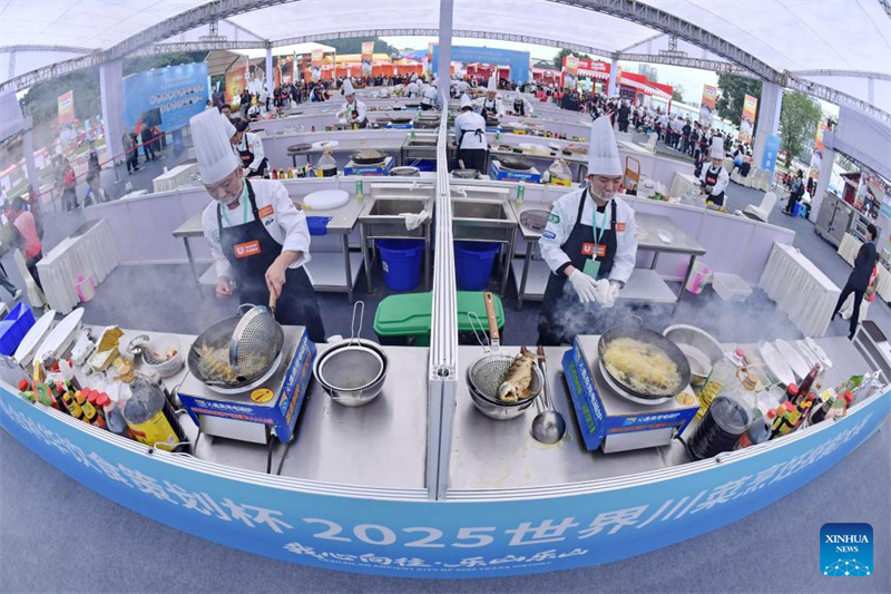 8ª Conferência Mundial de Culinária de Sichuan realizada em Leshan, sudoeste da China