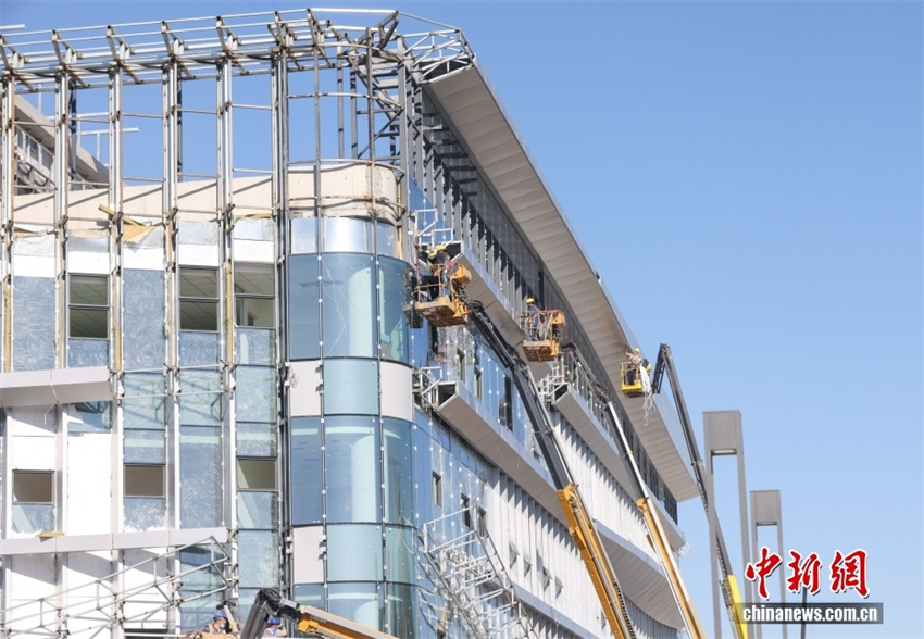 Estação do Centro Administrativo Municipal de Beijing prestes a ser inaugurada